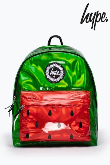 Hype. Unisex Green Watermelon Backpack (Q66726) | £35