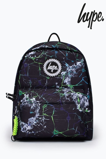 Hype.Unisex Black Multi Smash Backpack (Q66727) | £30