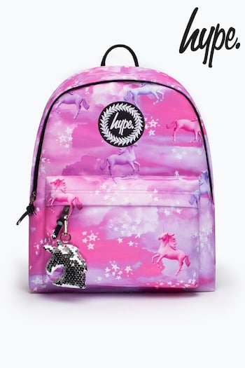 Hype.Unisex Purple Unicorn Clouds Backpack (Q66740) | £30