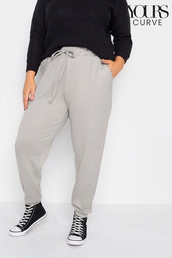 Yours Curve Grey Elasticated Cuff Side Pocket Trousers (Q66772) | £22
