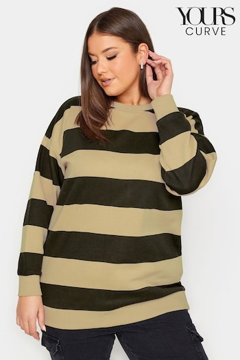 Yours Curve Brown Sweatshirt (Q66813) | £24