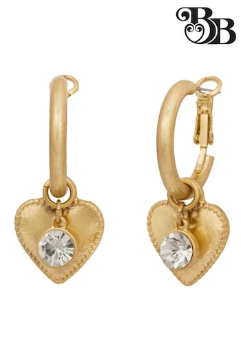 Bibi Bijoux Gold Tone 'Love Hearts' Interchangeable Hoop Earrings (Q66997) | £20