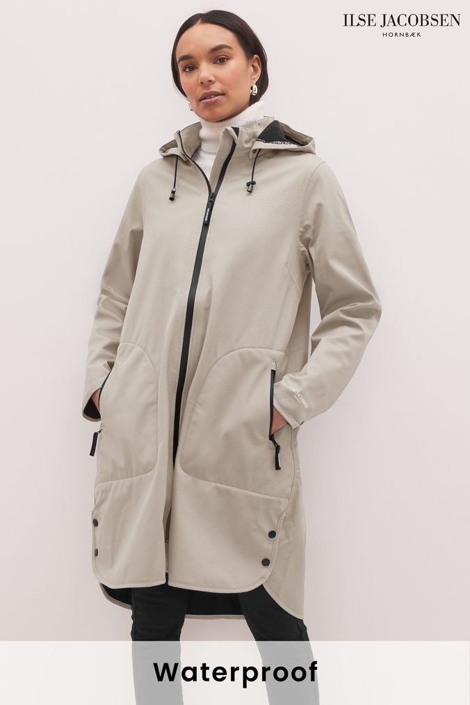 Women s Grey Raincoat Coats Jackets Next Official Site