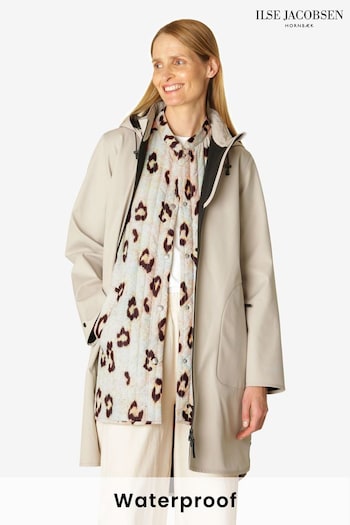 Ilse Jacobsen Waterproof A Line Softshell Raincoat (Q67089) | £261
