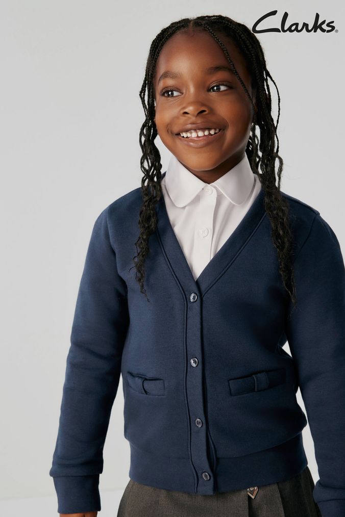 Children's navy school cardigans on sale