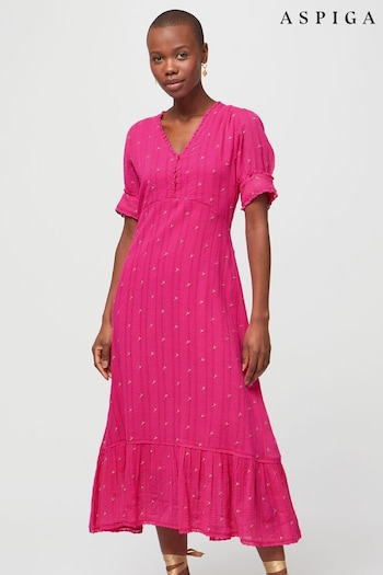 Aspiga Pink Poppy Dress (Q67348) | £140