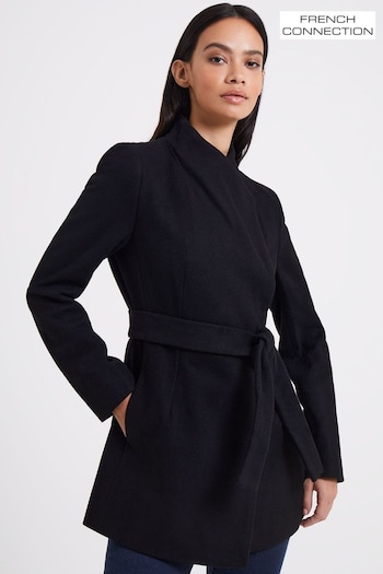 French Connection Platform Felt Cross-Over Coat (Q67393) | £150