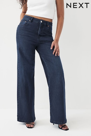 Inky Blue Hourglass Wide Leg Jeans (Q67820) | £45
