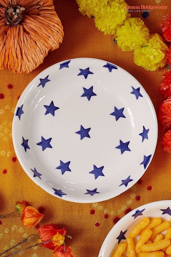 Emma Bridgewater Cream Blue Star Medium Pasta Bowl (Q67888) | £27