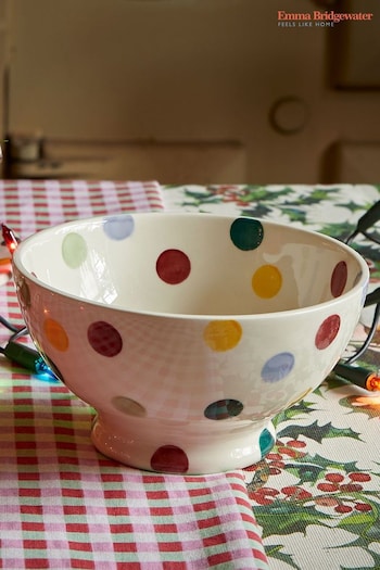 Emma Bridgewater Cream Polka Dot French Bowl Bowl (Q68076) | £24