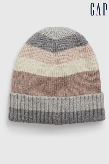 Gap Brown Stripe Knit Beanie (Q68300) | £10
