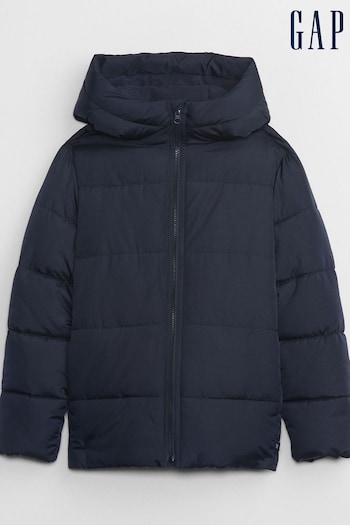 Gap Blue Water Resistant Cold Control Quilted Puffer Jacket (Q68341) | £50