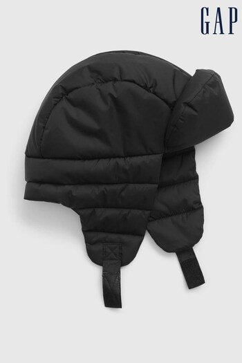 Gap Black Puffer Trapper Hat (Q68413) | £18