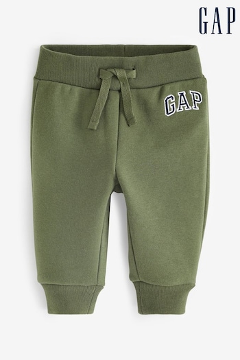Gap Khaki Green Logo Pull-On Joggers (12mths-5yrs) (Q68579) | £15