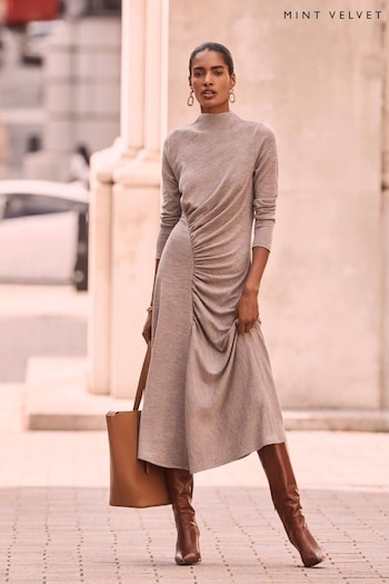 Mint Velvet Bedruckte Jersey Midi Dress (Q68624) | £109