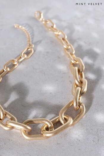 Mint Velvet Gold Tone Chunky Necklace (Q68629) | £39