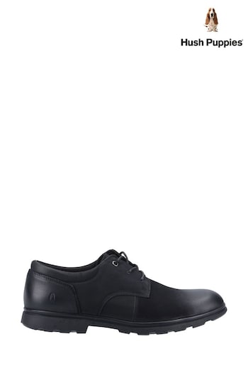 Hush Puppies Trevor Lace Black Shoes (Q68642) | £80