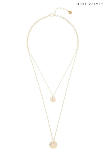 Mint Velvet Gold Tone Layered Necklace (Q68658) | £32