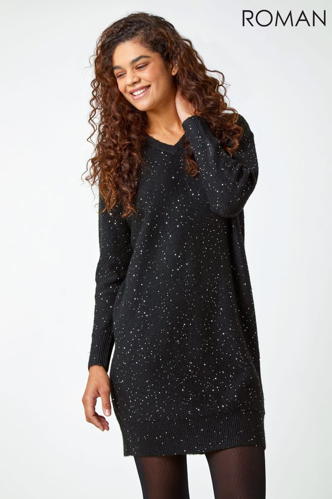 Roman knitted dresses hotsell