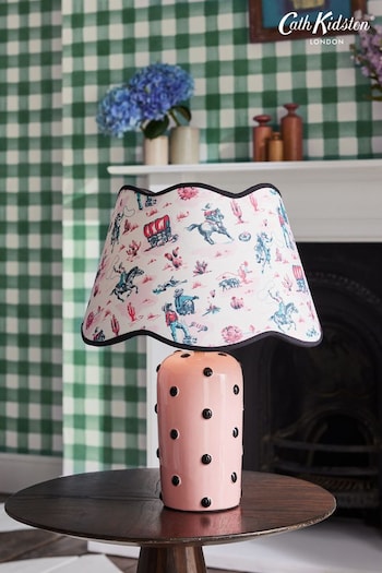 Cath Kidston Pink Cowgirl Scallop Spot Table Lamp (Q68751) | £95