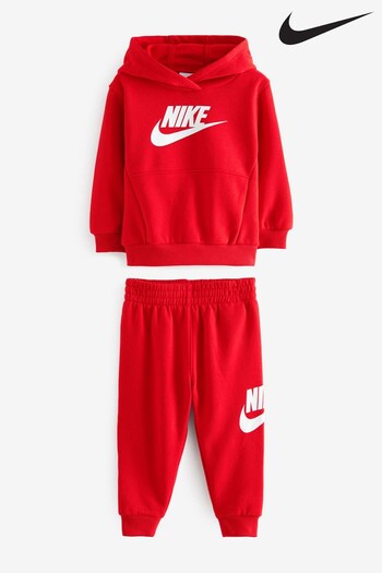 Nike Red Infant Club Fleece Tracksuit Set (Q68829) | £35