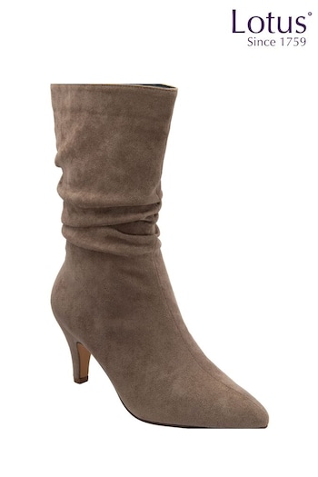 Lotus Brown Ankle Boots (Q68999) | £65