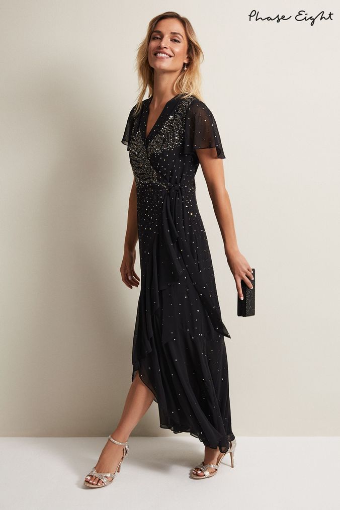 Buy Women s Black Phase Eight Maxi Dresses Online Next UK