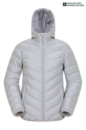 Mountain Warehouse Grey Womens Seasons Reflective Padded Jacket (Q69092) | £80