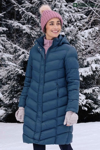 Mountain Warehouse Blue Womens Alexa Padded Jacket (Q69099) | £96