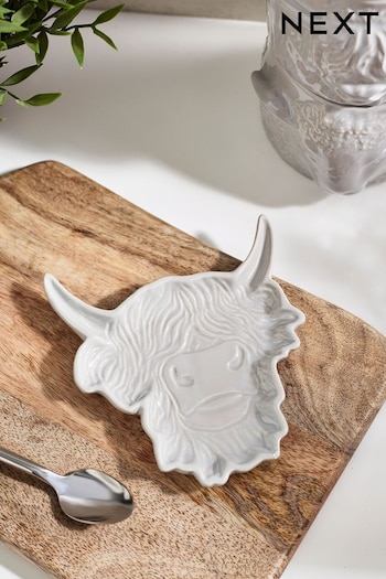 Grey Hamish The Highland Cow Spoon Rest (Q69102) | £8