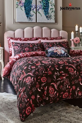 Joe Browns Pink Woodland Brushed Cotton Reversible Bed Set (Q69391) | £55 - £85