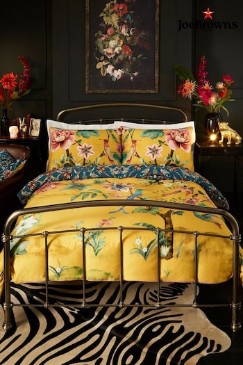 Joe Browns Yellow Contemporary Chinoiserie Reversible Bed Set (Q69416) | £75 - £90
