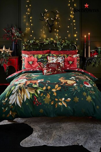 Joe Browns Green Enchanted Christmas Bedding (Q69424) | £75 - £90