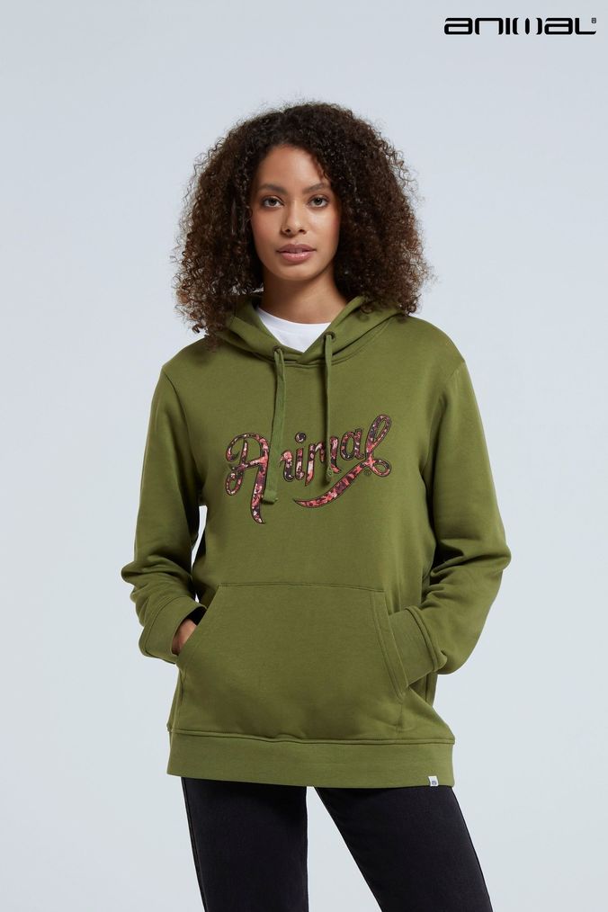 Green hoodie top womens uk