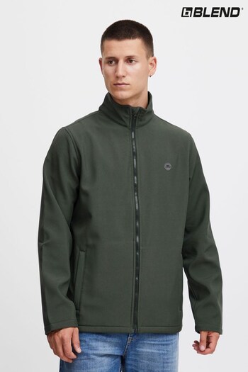 Blend Green Lightweight Funnel Neck Jacket (Q69518) | £35