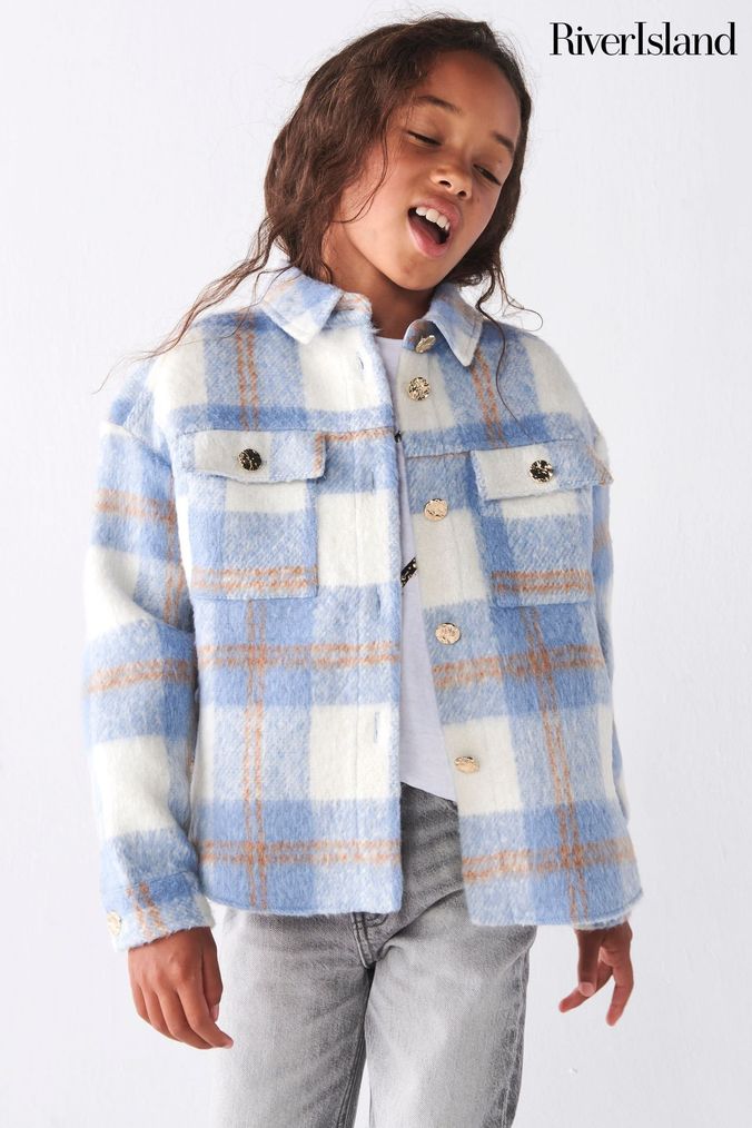 River island sale tartan coat