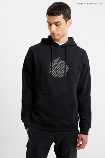 French Connection Everforth Black Hoodie (Q69736) | £50