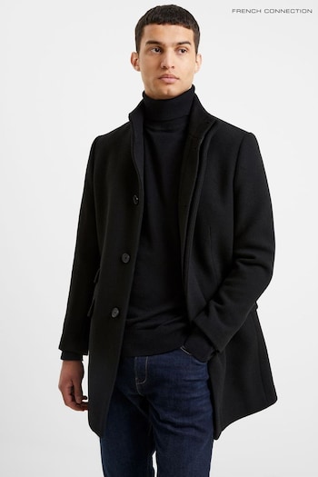 French Connection Black Sb Funnel Coat (Q69801) | £140