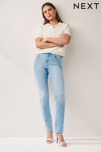 Bleach Blue Slim Supersoft Jeans Preto (Q69982) | £26