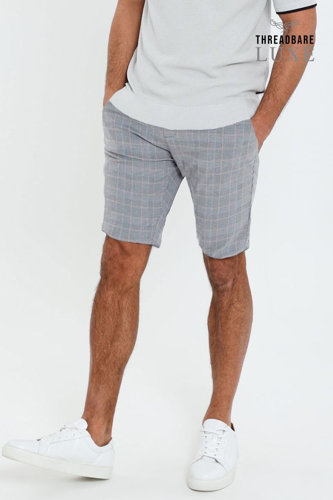 Mens checked shorts uk online