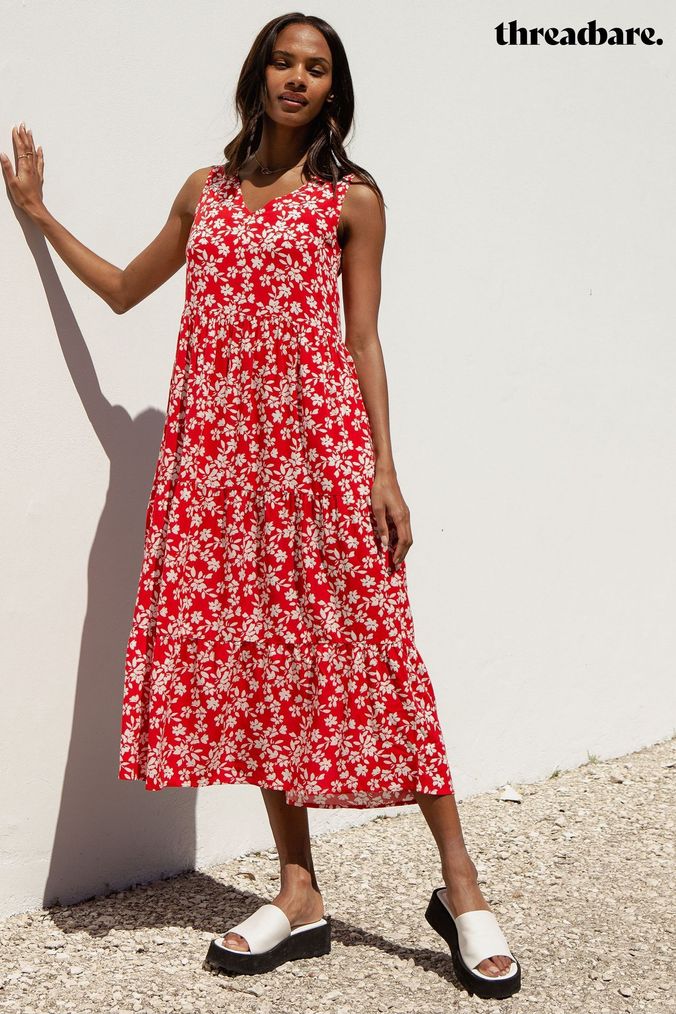 Adidas red floral dress new arrivals