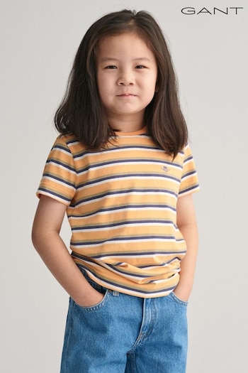 GANT Kids Shield Striped T-Shirt (Q70425) | £30