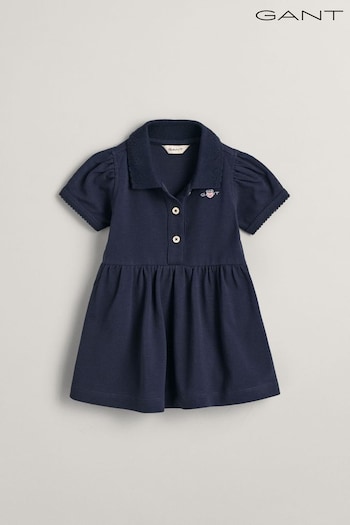 GANT Baby Girl Piqué Polo Dress (Q70445) | £50