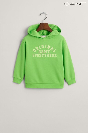 GANT Kids Green Original Sportswear Hoodie (Q70447) | £70