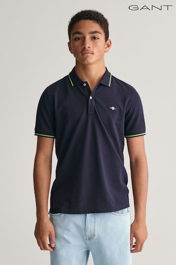 GANT Teens Tipped Piqué Polo Shirt (Q70451) | £55
