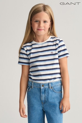 GANT Kids Shield Striped T-Shirt (Q70452) | £30