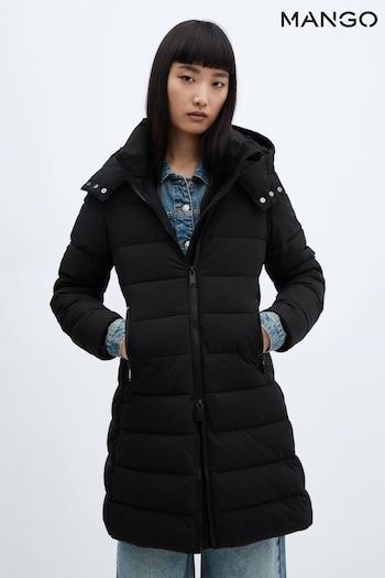 Mango Quilted Hooded Puffer Coat (Q70540) | £100