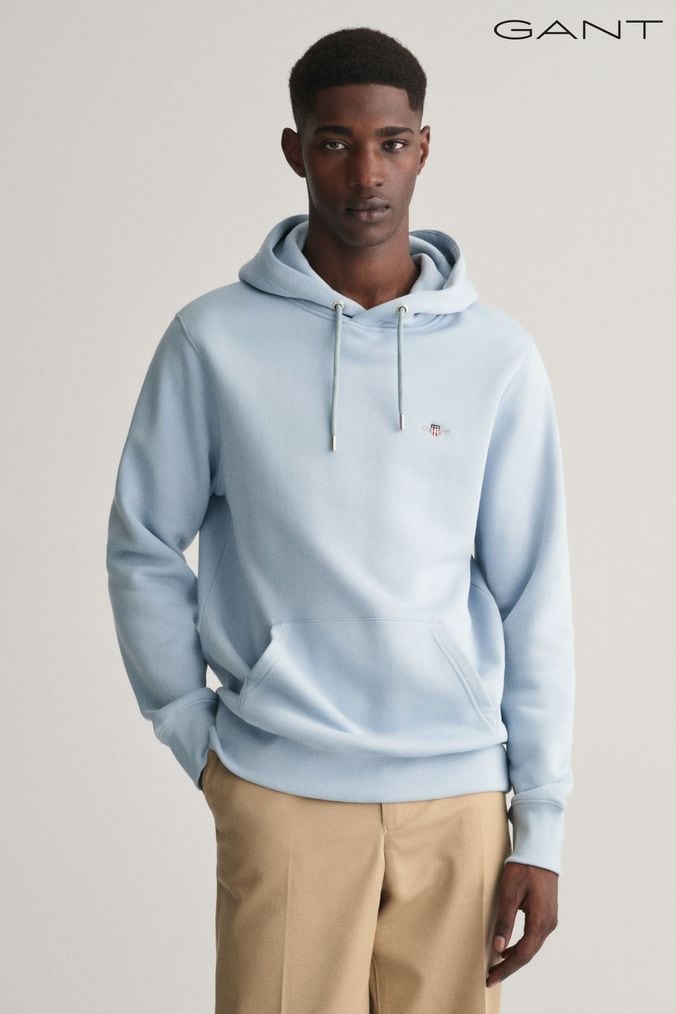 Grey gant hoodie deals