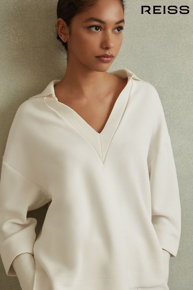Ladies cream sweatshirt on sale