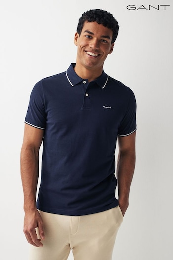 GANT Tipped Piqué Polo Shirt (Q70673) | £70